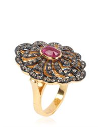 Jade Jagger | Metallic Victorian Ring | Lyst