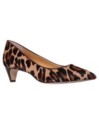 leopard kitten heels nine west
