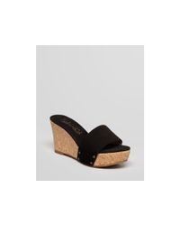 wedge sandals splendid greenville platform slide band