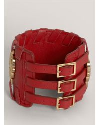 Thomas Wylde | Red Warrior Of Light Leather Bracelet | Lyst