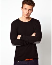 men's shirt with elbow patches