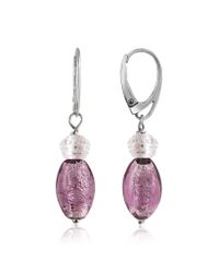 Antica Murrina - Metallic Babylon - Murano Glass Drop Sterling Silver Earrings - Lyst