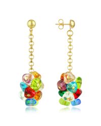 Antica Murrina - Multicolor Rubik - Murano Glass Drops Earrings - Lyst