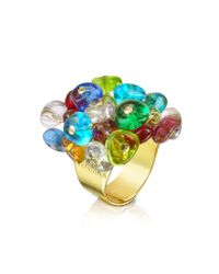 Antica Murrina - Multicolor Rubik - Murano Glass Drops Ring - Lyst