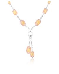 Antica Murrina - Metallic Lybra Sterling Silver and Murano Glass Bead Necklace - Lyst