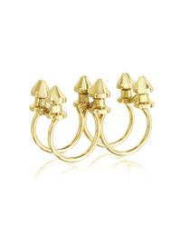 Bernard Delettrez | Metallic Six Studs Bronze Ring | Lyst