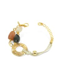 Daco Milano - Metallic Gemstone And Sterling Silver Bracelet - Lyst