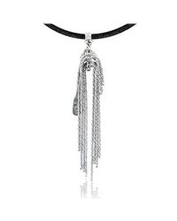 Orlando Orlandini - Metallic Flirt - 18k Gold Drop Pendant W/diamond - Lyst