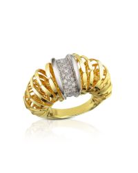Orlando Orlandini | Metallic Galaxy - Diamond 18k Gold Ring | Lyst