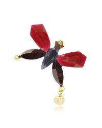 Patrizia Pepe - Red Butterfly Astro Ruby Brooch - Lyst