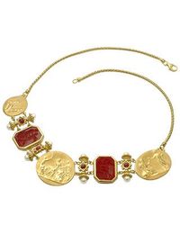 Tagliamonte - Metallic Classics Collection - 18k Gold And Ruby Necklace - Lyst