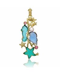 Tagliamonte - Green Marina Collection - Tourmaline & 18k Gold Pendant - Lyst
