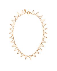 J.Crew | Metallic Jennifer Meyer For Jcrew Carson Triangle Necklace | Lyst