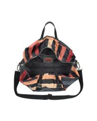 Sonia Rykiel | Black Shine Multicolor Weekender Duffle Bag | Lyst