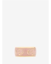 Alexander McQueen | Pink Enamel Skull Ring | Lyst