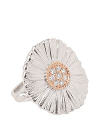Buccellati | White Diamond Daisy Ring | Lyst