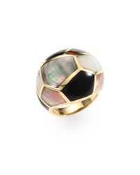 Ippolita | Metallic Semiprecious Multistone 18k Gold Dome Ring | Lyst