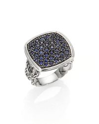 John Hardy | Metallic Sapphire Sterling Silver Ring | Lyst