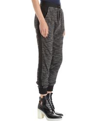 Alexander Wang Black Leaf Print Sweatshirt