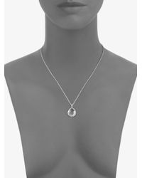 Ippolita | Metallic Rock Candy Clear Quartz & Sterling Silver Mini Teadrop Pendant Necklace | Lyst