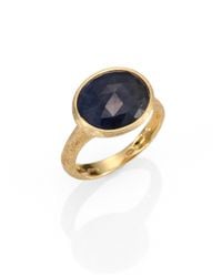 Marco Bicego | Metallic Siviglia Sapphire & 18K Yellow Gold Cocktail Ring | Lyst