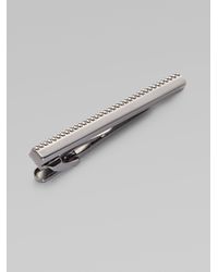 Tateossian | Metallic Grid Tie Bar for Men | Lyst