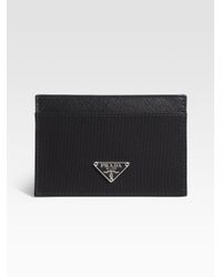 prada nylon card holder