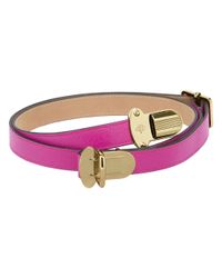 Mulberry Womens Push Lock Belt in Pink - Lyst