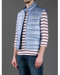 baby blue moncler gilet
