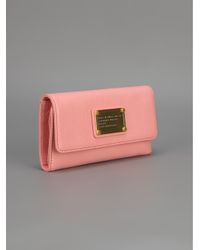 marc jacobs wallet pink rose