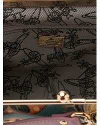 vivienne westwood blue clutch bag