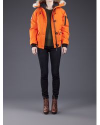 canada goose jacket orange
