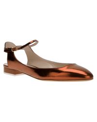 chloe slingback flats