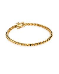 Eddie Borgo | Metallic Pyramid Braceletgold | Lyst
