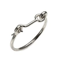 Eddie Borgo | Metallic Door Latch Bracelet/Silver | Lyst