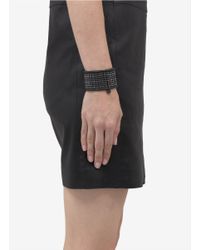 Philippe Audibert | Black Multi-colour 8-row Crystal Elasticated Bracelet | Lyst