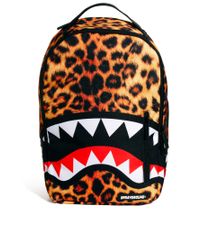 sprayground leopard shark backpack