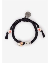 Venessa Arizaga | Black 'marry Me' Woven Bracelet | Lyst