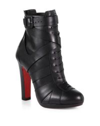 louboutin platform ankle boots