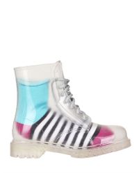 Colors Of California | Multicolor Natural Rubber Lace Up Rain Boots | Lyst