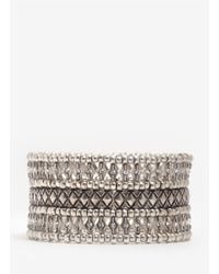 Philippe Audibert | Metallic Phil Three-row Crystal Beaded Bracelet | Lyst