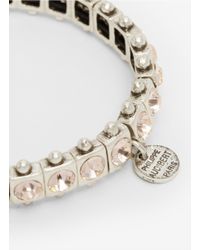 Philippe Audibert | Pink Rhinestone Elastic Bracelet | Lyst