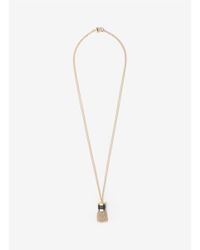St. John | Metallic Tassel Pendant Necklace | Lyst