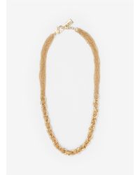 St. John Metallic Multi-chain Necklace