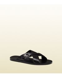 gucci criss cross sandal