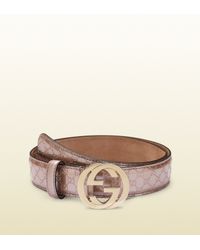light pink gucci belt