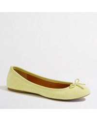 j crew factory ballet flats
