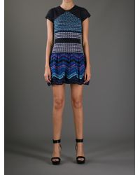 M Missoni Knit Mixed Print Dress Lyst M Missoni Women S Knit Mixed Print Dress