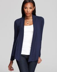 navy open front cardigan