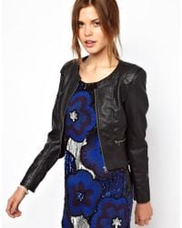 french connection faux leather jacket